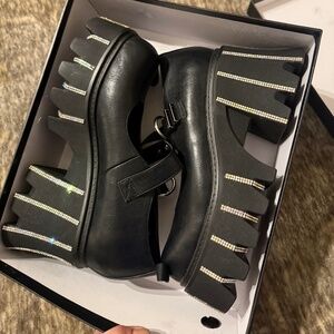 Lamoda UK platform Mary Jane sz 9 NIb